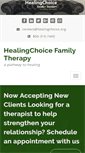 Mobile Screenshot of healingchoice.org